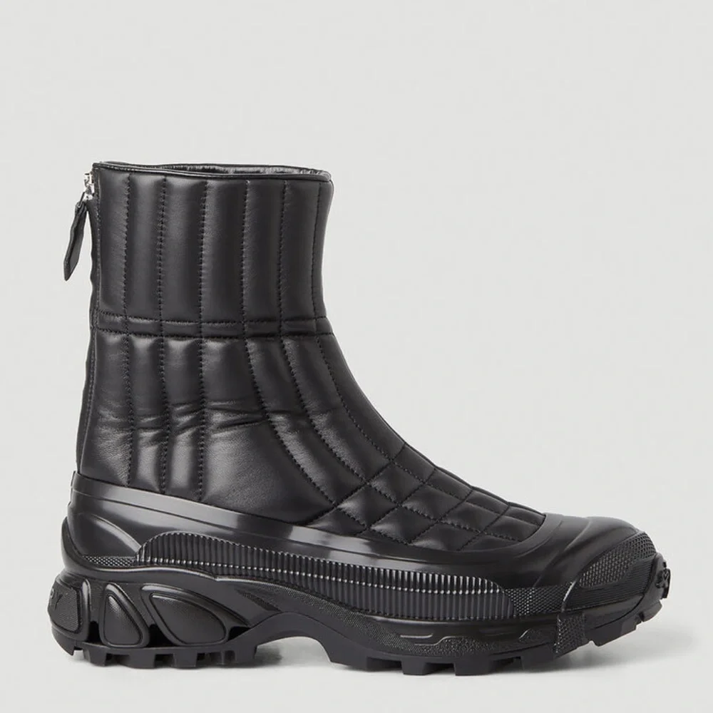 BURBERRY Arthur Quilted Ankle Boots - Picture 4 of 10